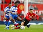 Alexis Sanchez, Andy Yiadom and Liam Moore in action during the FA Cup third-round game between Manchester United and Reading on January 5, 2019