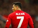 Alexis Sanchez in action during the FA Cup third-round game between Manchester United and Reading on January 5, 2019