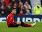 Alexis Sanchez goes down injured during the FA Cup third-round game between Manchester United and Reading on January 5, 2019