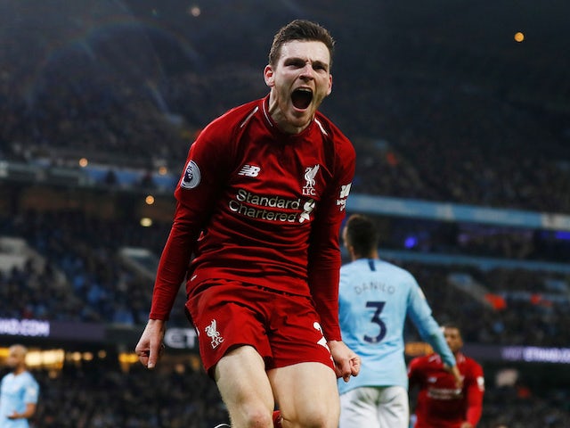 Robertson delighted with Liverpool attitude