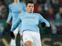 Brahim Diaz in action for Manchester City in the EFL Cup on December 18, 2018