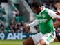 Efe Ambrose in action for Hibs in April 2018