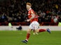 Jack Colback celebrates scoring for Nottingham Forest on January 1, 2019