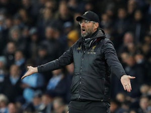 Jurgen Klopp reacts during the Premier League game between Manchester City and Liverpool on January 3, 2019
