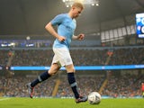 Kevin De Bruyne in general action during the FA Cup third-round game between Manchester City and Rotherham United on January 6, 2019