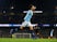 Leroy Sane celebrates putting his side back ahead during the Premier League game between Manchester City and Liverpool on January 3, 2019
