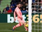 Barcelona forward Lionel Messi scores against Getafe on January 6, 2019.