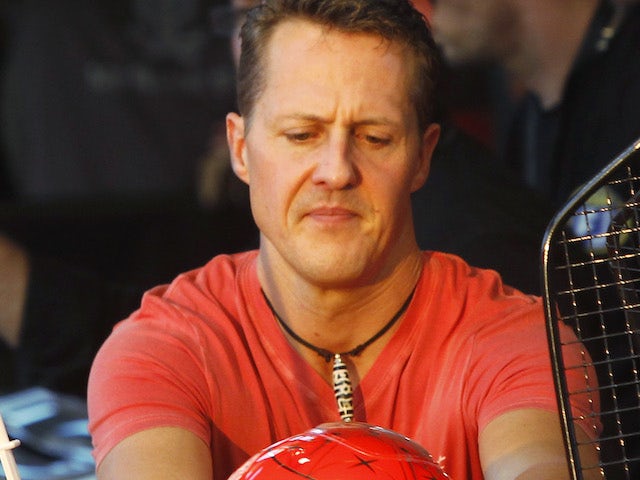 Michael Schumacher pictured in December 2012