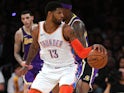 Paul George in action for the Thunder on January 2, 2019