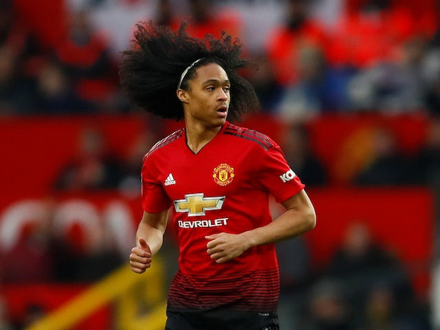 Tahith Chong in action during the FA Cup third-round game between Manchester United and Reading on January 5, 2019