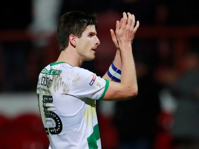 Timm Klose in action for Norwich City on January 1, 2019