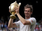 Andy Murray pictured after winning Wimbledon in 2016
