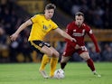 Leander Dendoncker and Xherdan Shaqiri in action during the FA Cup third-round game between Wolverhampton Wanderers and Liverpool on January 7, 2019