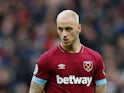 West Ham forward Marko Arnautovic in action during his side's Premier League clash with Arsenal on January 12, 2019