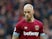West Ham forward Marko Arnautovic in action during his side's Premier League clash with Arsenal on January 12, 2019