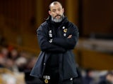 Nuno Espirito Santo watches on patiently during the FA Cup third-round game between Wolverhampton Wanderers and Liverpool on January 7, 2019