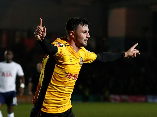 Read all about it! Newport hero Padraig Amond is writing his own headlines