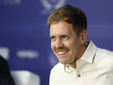 Sebastian Vettel at a press conference on December 7, 2018