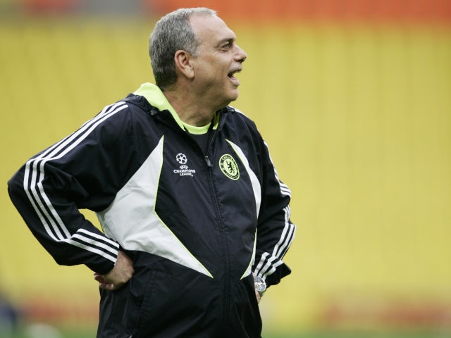 Avram Grant as Chelsea manager ahead of the 2008 Champions League final.