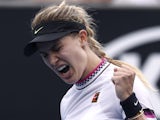 Eugenie Bouchard in action at the Australian Open on January 15, 2019