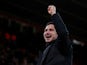 Derby County manager Frank Lampard celebrates on January 16, 2019