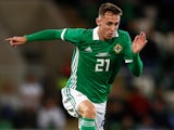 Gavin Whyte in action for Northern Ireland on September 11, 2018