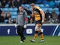 Wasps forward Joe Launchbury goes off injured during his side's clash with Leinster on January 20, 2019
