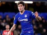 Marcos Alonso in action for Chelsea on January 2, 2019