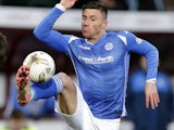 Michael O'Halloran in action for St Johnstone in 2016