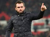 Nathan Jones in charge of Stoke City on January 19, 2019