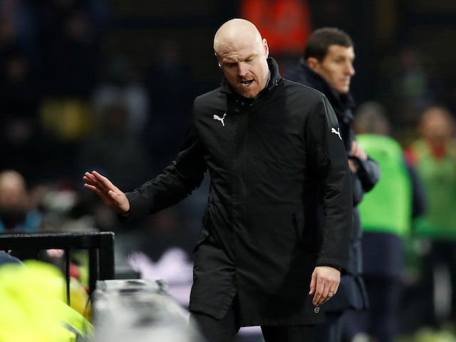 Sean Dyche not dwelling on Burnley's recent unbeaten run coming to an end