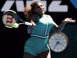Serena Williams in action at the Australian Open on January 19, 2019