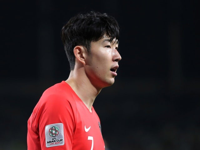 South Korea forward Son Heung-min in action during the Asian Cup clash with China on January 16, 2019