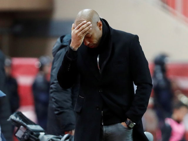Monaco suspend boss Thierry Henry after only three months in charge