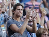Amelie Mauresmo in the crowd at the Australian Open on January 23, 2019
