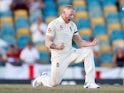 England bowler Ben Stokes celebrates taking a wicket during the Test series with West Indies on January 23, 2019