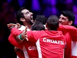 Croatia celebrate winning the Davis Cup in November, 2018