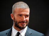 David Beckham pictured on October 2, 2018