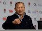 England head coach Eddie Jones pictured at the Six Nations squad announcement in January 2019