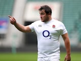 Jamie George during an England training session on November 23, 2018
