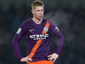 Manchester City's Kevin De Bruyne regards the action on January 23, 2019