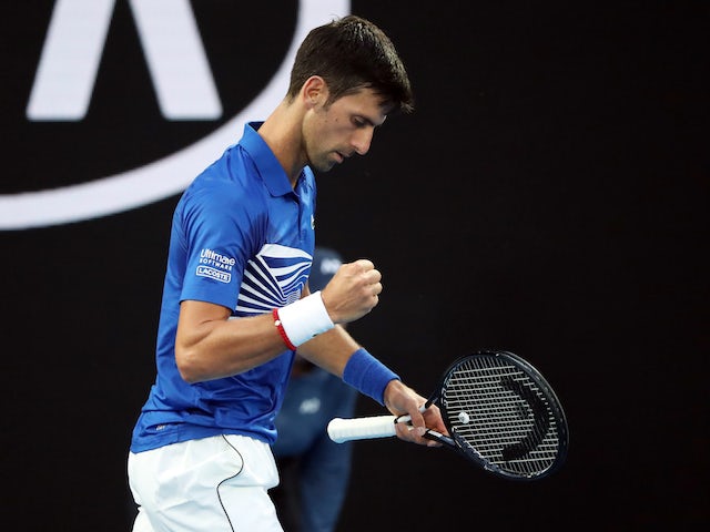 Djokovic sends message to Nadal as he brushes aside Pouille to reach final