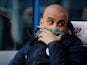 Manchester City boss Pep Guardiola watches the action on January 20, 2019