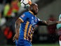 Abu Ogogo in action for Shrewsbury Town in 2018
