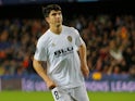 Valencia midfielder Carlos Soler in action during a Champions League group game against Manchester United in December 2018