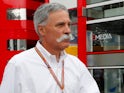 F1 chief executive Chase Carey takes his moustache for a stroll in September 2018