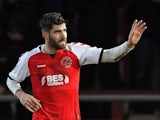 Ched Evans in action for Fleetwood Town on January 5, 2019