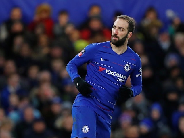 Team News: Gonzalo Higuain misses out for Chelsea