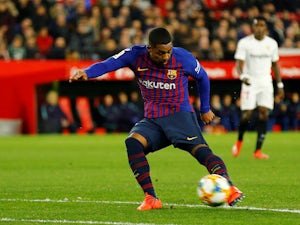 Malcom in action for Barcelona on January 23, 2019