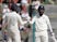 England's Moeen Ali celebrates a half-century with Ben Foakes against West Indies on January 31, 2019